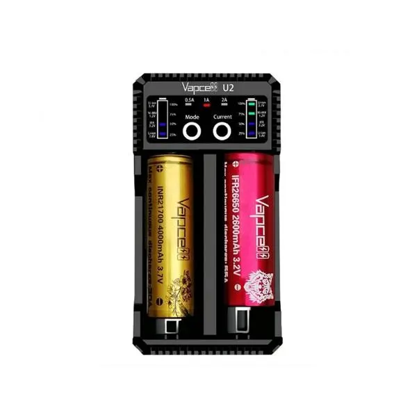 Vapcell U2 Charger 2A