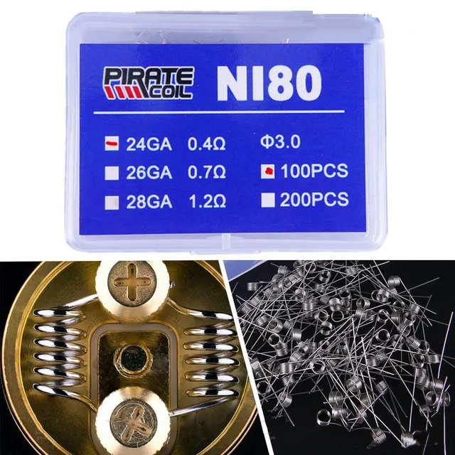 PIRATE Coil Ni80 0.4 24GA