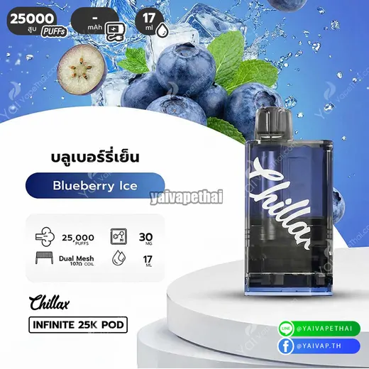 Chillax Infinite 25K พอตใช้แล้วทิ้ง 25,000 คำ ตัวตึงดีไซน์บางเฉียบ รูปที่ 7