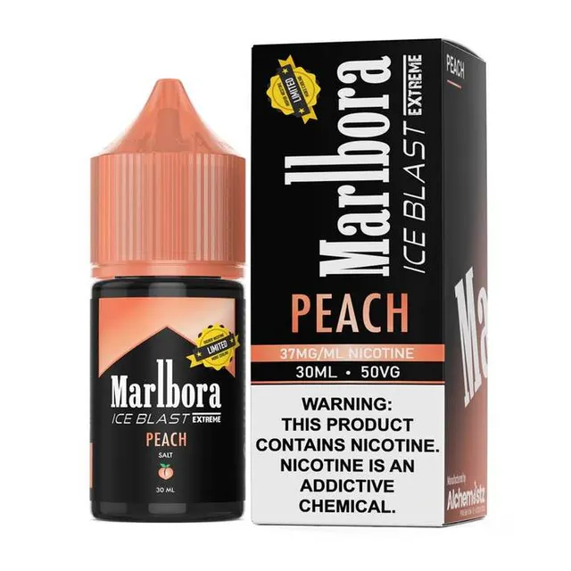 Marlbora ice Blast Peach Extreme Limited Edition Salt nic 30 ml