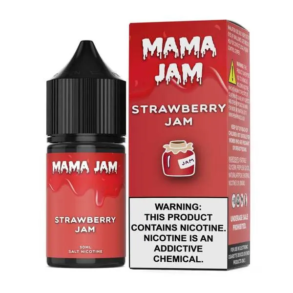 MAMA JAM Salt Nic (Nic25) (Strawberry Jam | แยมสตอเบอร์รี่)