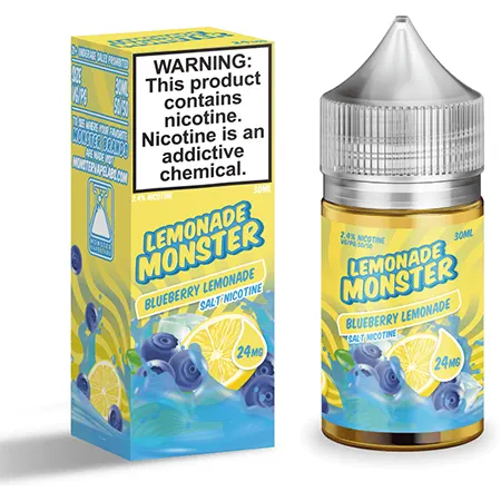 Lemonade Monster Salt Nic 30 ml(Blueberry Lemonade | บลูเบอรี่เลม่อ…