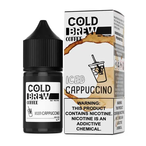คาปูชิโน่ Cold Brew Iced Cappuccino Salt Nic