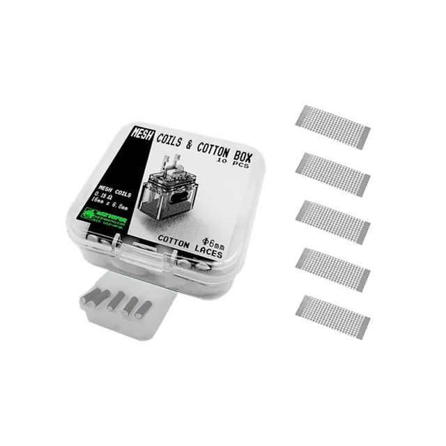 ชุดลวดสำลี WizVapor Beeper AIO Mesh Coil & Cotton Box