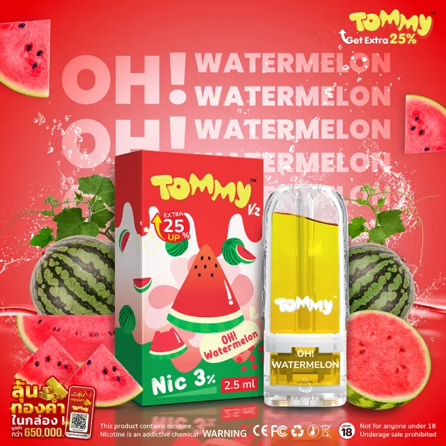 TOMMY V2 Pod 2.5 ml (Hola Pineapple | โฮล่า สับปะรด) รูปที่ 9