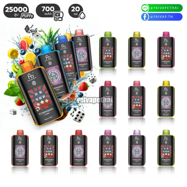 RandM Tornado 25000 Puffs