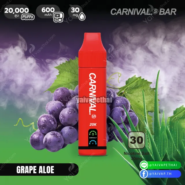 Carnival Bar 20000 Puffs รูปที่ 10
