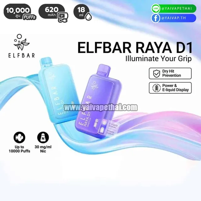 ELFBAR RAYA D1 10,000 คำ รูปที่ 2