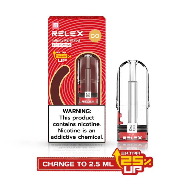 หัวพอตเปล่า Infinity Refill Pod 2.5ml Cotton Coil RELEX x SOUL Edition