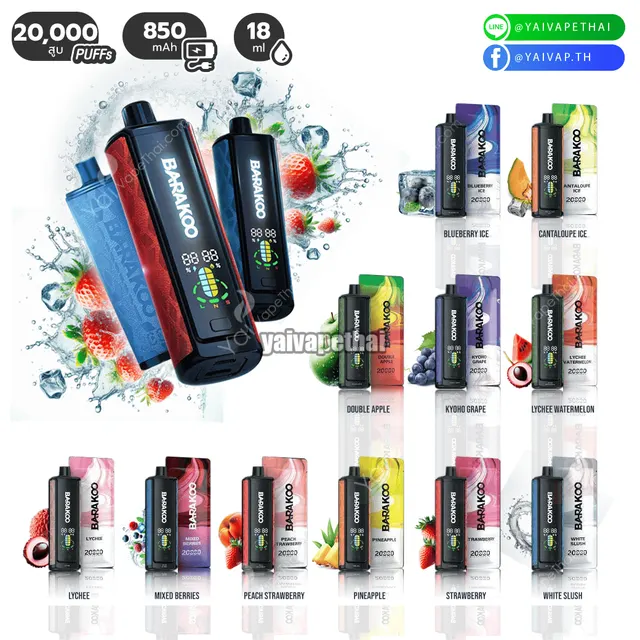 Barakoo 20000 puffs