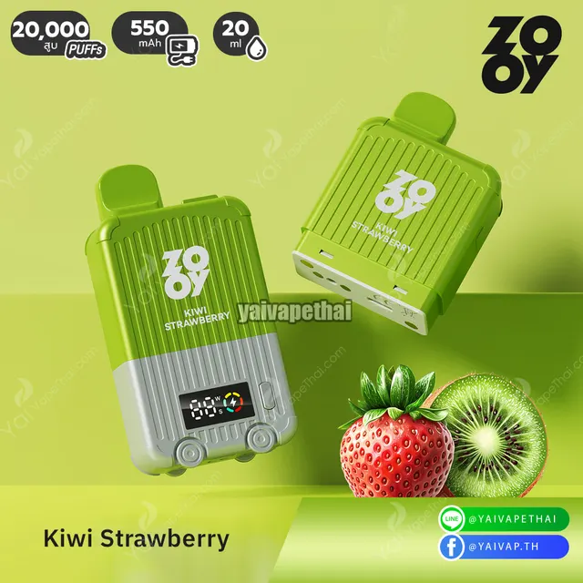 ZOOY up to 20k Puffs (เครื่อง+หัว) (หัวเปลี่ยน) รูปที่ 9
