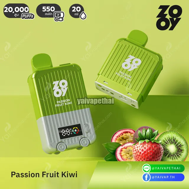 ZOOY up to 20k Puffs (เครื่อง+หัว) (หัวเปลี่ยน) รูปที่ 6