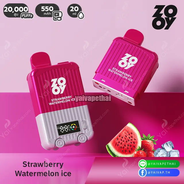 ZOOY up to 20k Puffs (เครื่อง+หัว) (หัวเปลี่ยน) รูปที่ 4