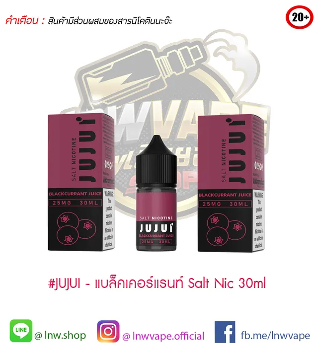จูจุ๊แบล็คเคอร์แรนท์